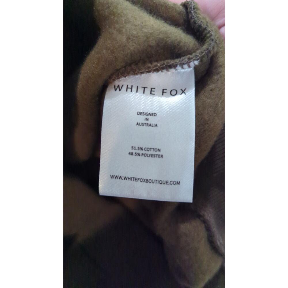 White Fox Come A Long Way Oversized Hoodie NWT - Picture 5 of 6